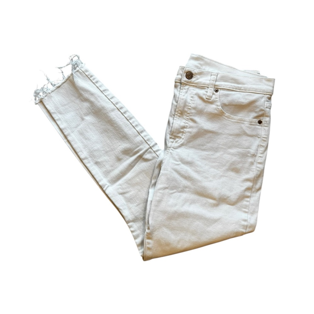 Gap High Rise White Skinny Jeans - Picture 3 of 7